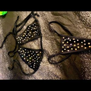 Black Crystal exotic dance wear